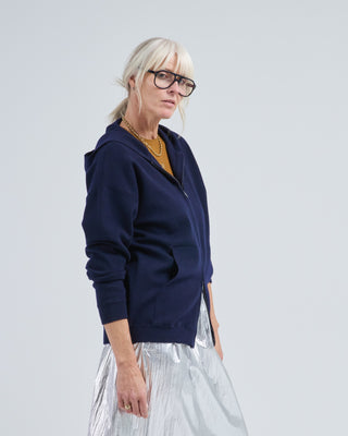 double faced cashmere hoodie