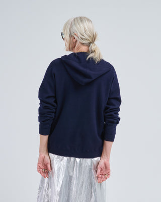 double faced cashmere hoodie