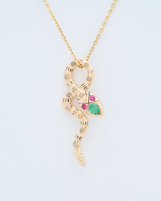 double sided coiled snake charm