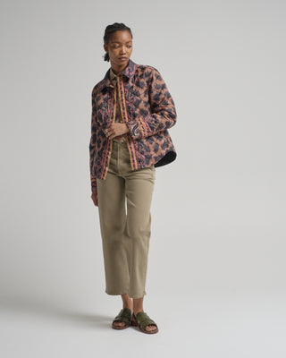 down jacket with rounded hem