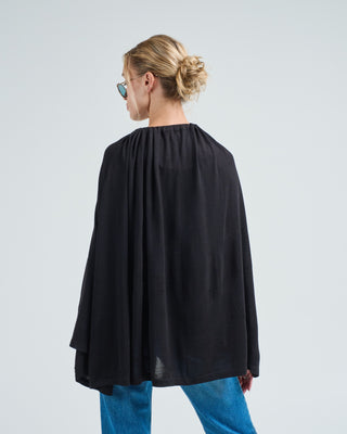 drawstring cape