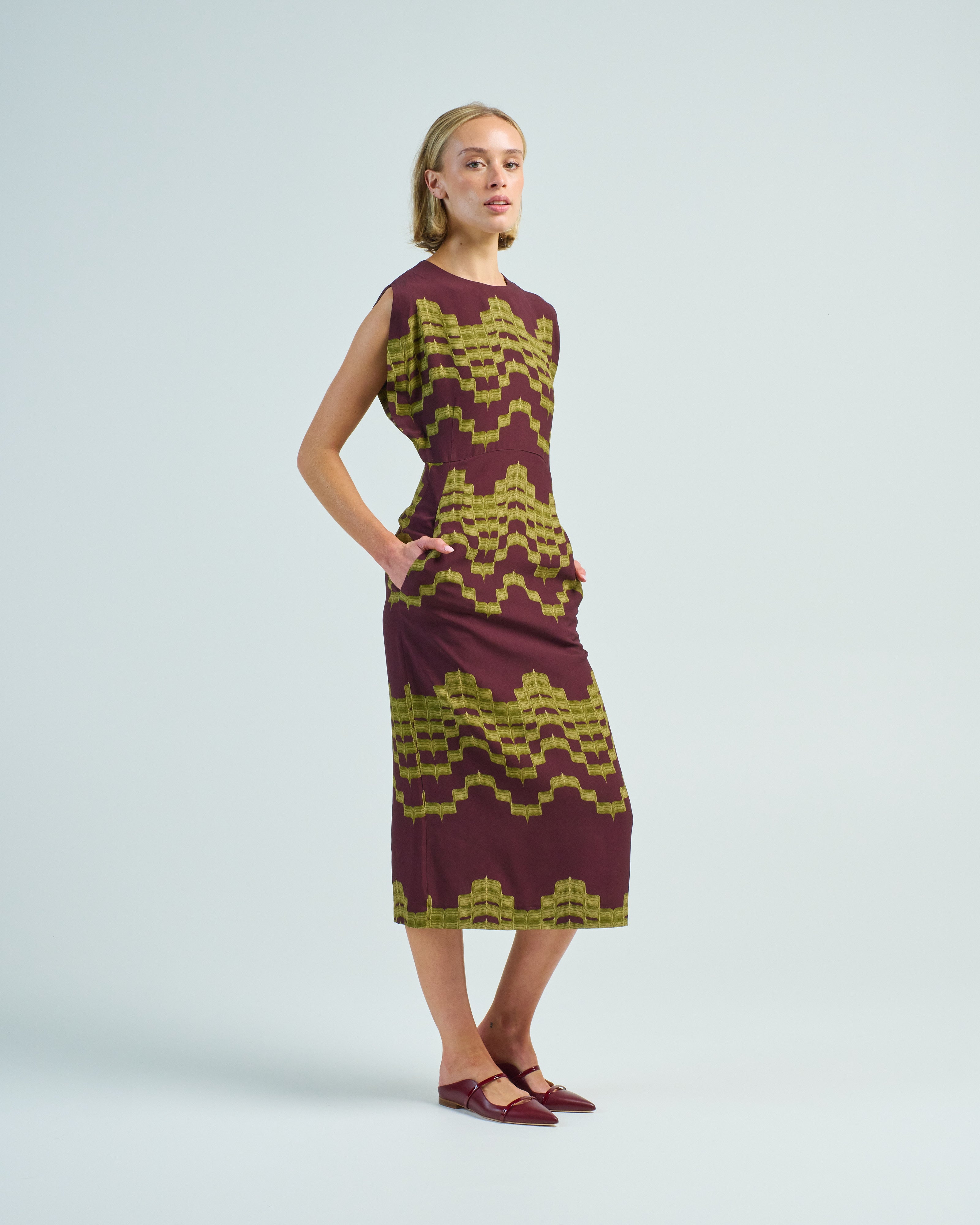 Odeeh Dress Gold Olive Odeeh Dress Gold Olive