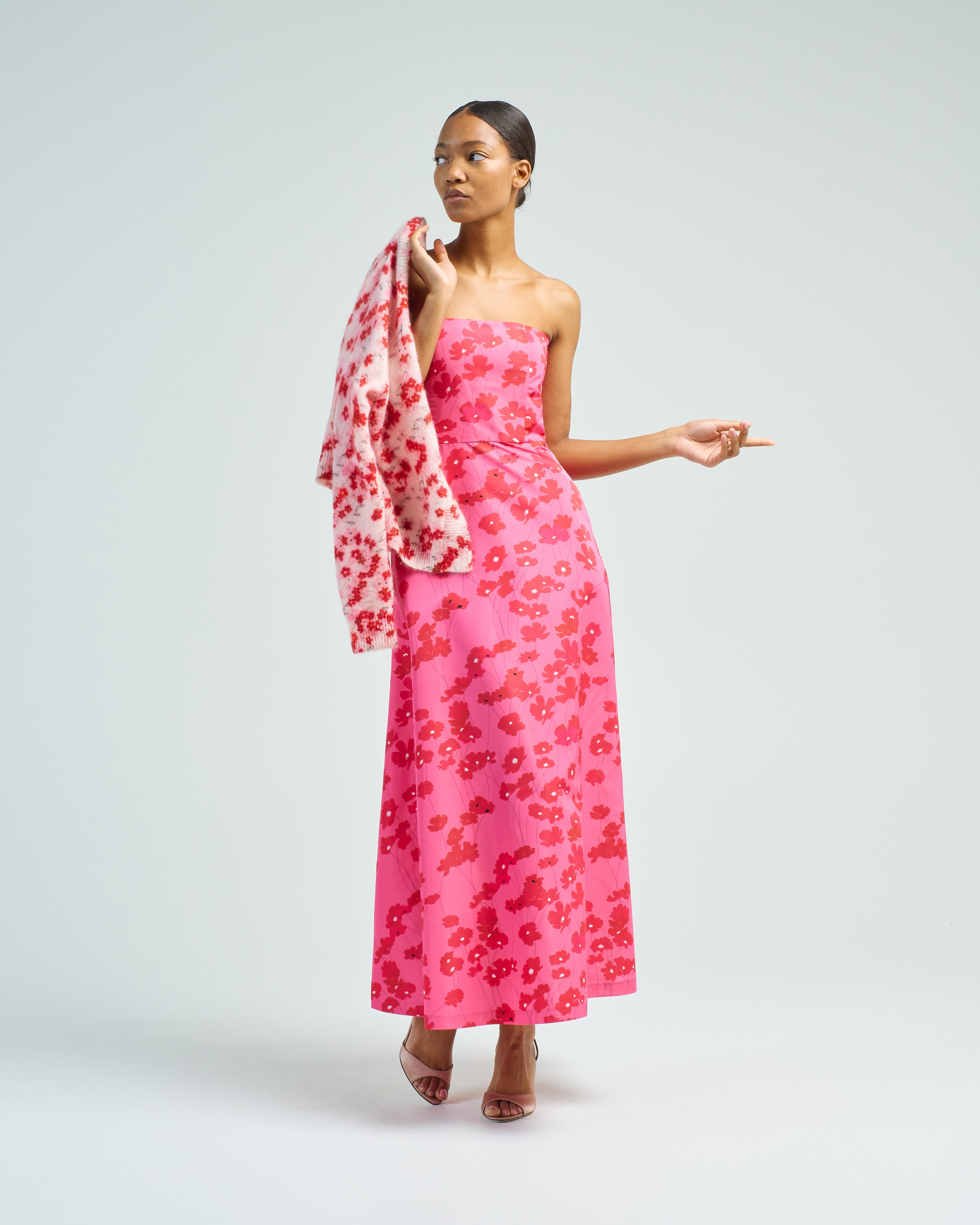 Bernadette Dress Odette Cosmos Red/Pink Bernadette Dress Odette Cosmos Red/Pink