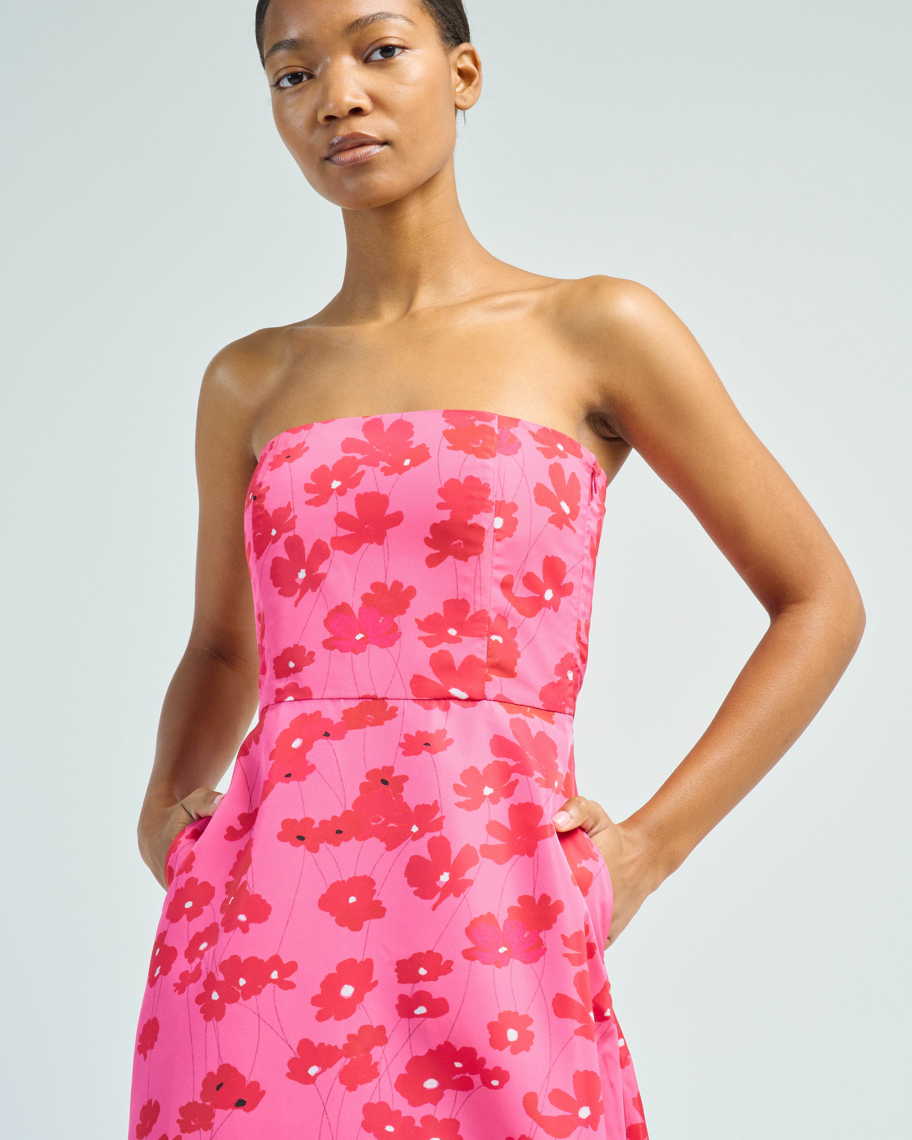 odette mini dress pink multi Odette Mini Dress Pink Multi