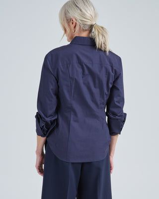 drop shoulder fitted shirt