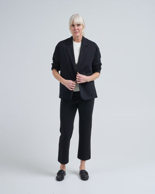 dropped shoulder blazer diagonal crafted with loro piana fabric