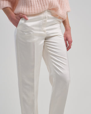 easy raw edge trousers