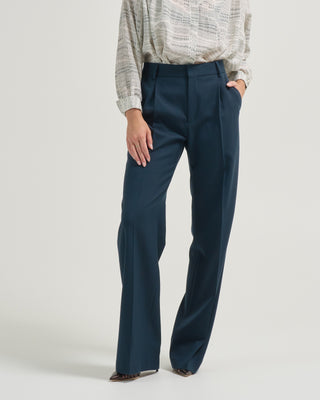 edgar straight wool twill pants