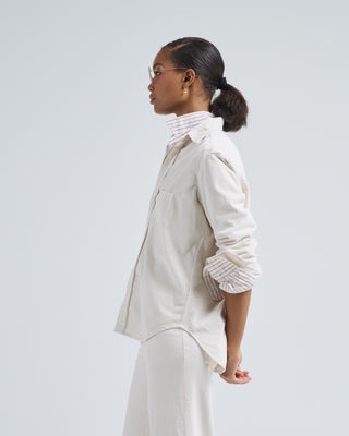 eileen relaxed button-up shirt