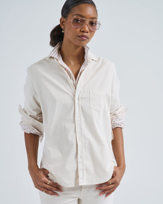 eileen relaxed button-up shirt