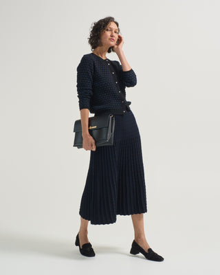 elite two tone cardigan