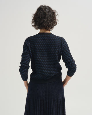 elite two tone cardigan