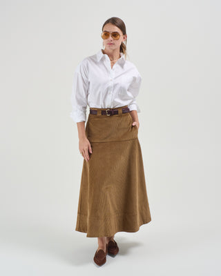 elizabeth long a line skirt