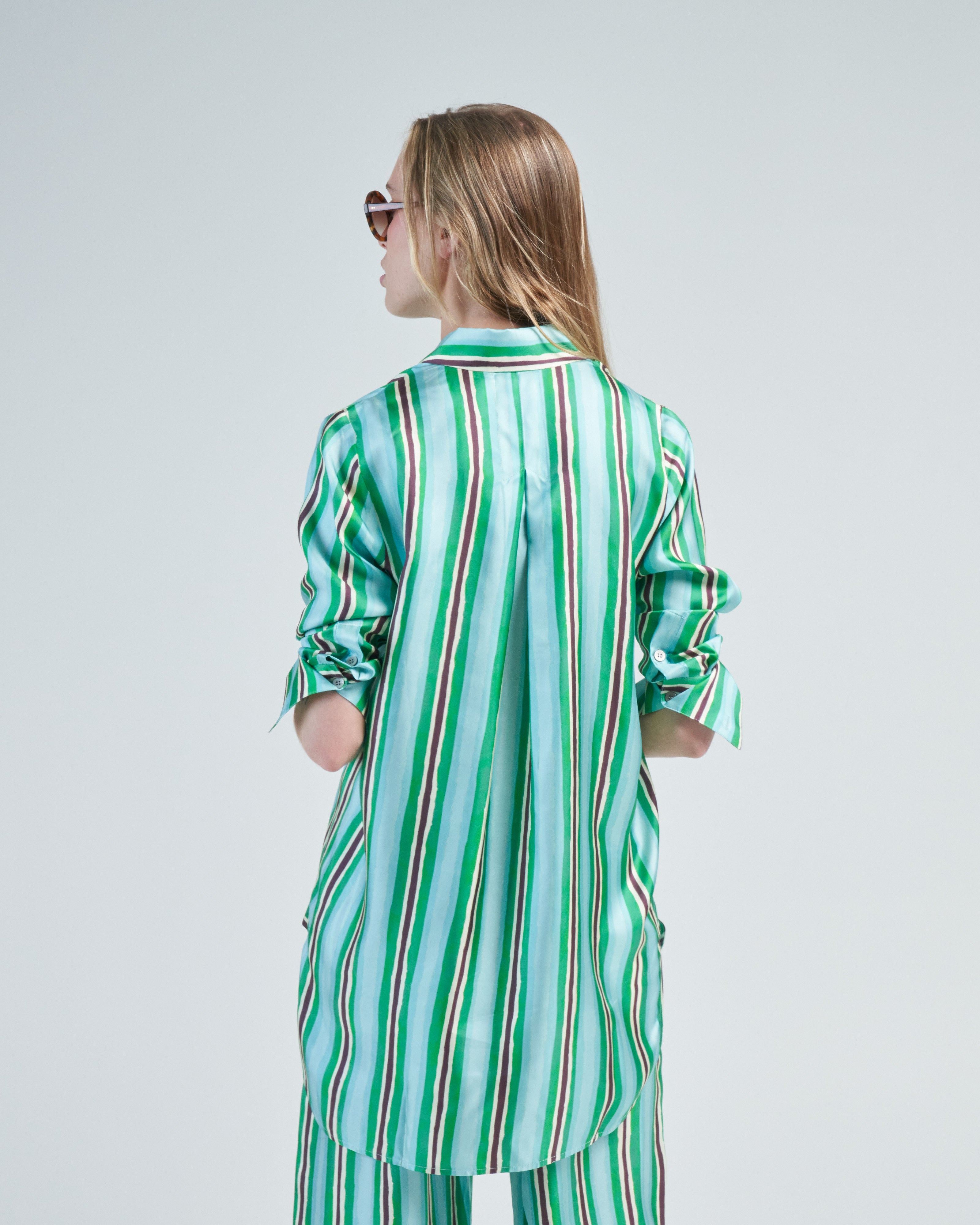 Lee Mathews Ellie Ls Shirt Aqua Lee Mathews Ellie Ls Shirt Aqua
