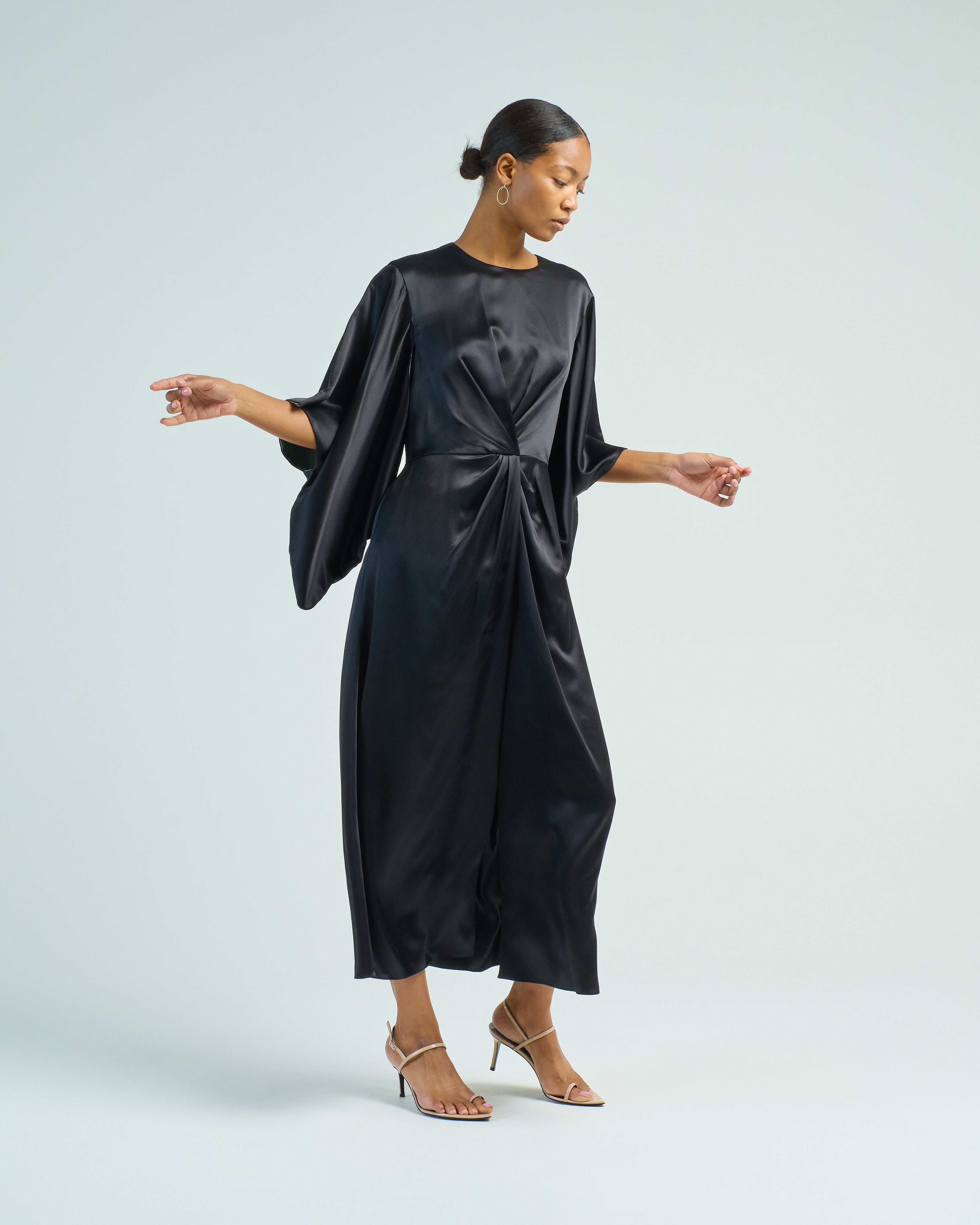 ellis midi dress E. Stott Ellis Midi Dress Black/Mint