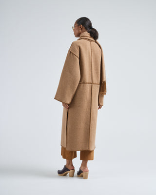 embroidered scarf coat