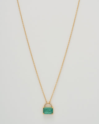 emerald purse necklace