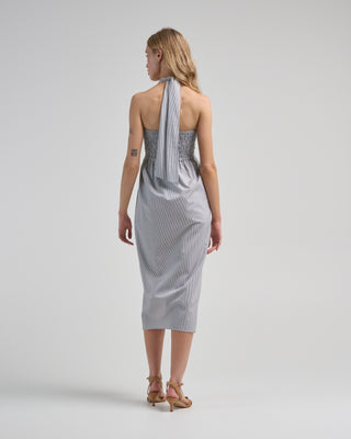 empire halter dress