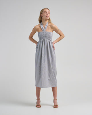 empire halter dress