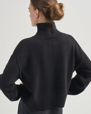 enid wool cashmere turtleneck sweater