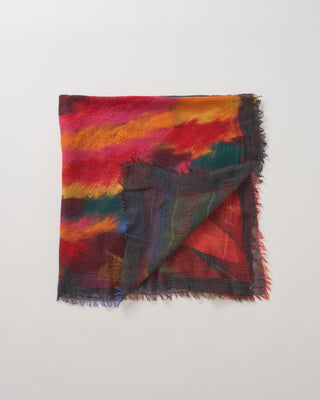 evans wool and cashmere sqaure scarf