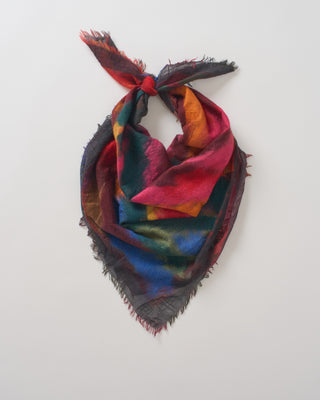 evans wool and cashmere sqaure scarf