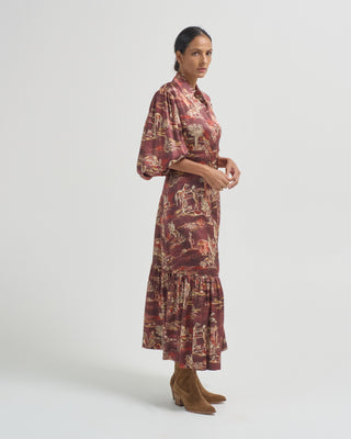 ezra silk shirtdress