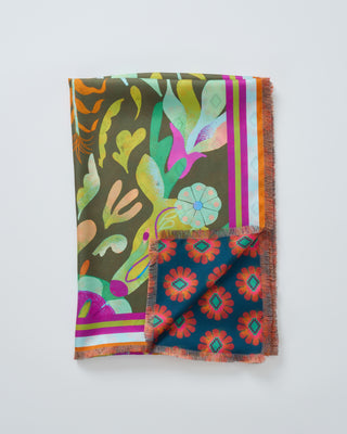 fancy large reversible scarf