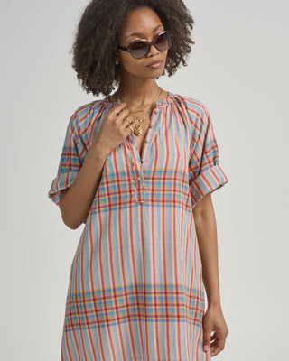 mirth faro short dress Faro Dress in Azure Popova XS