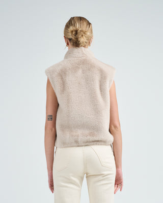 faux fur vest