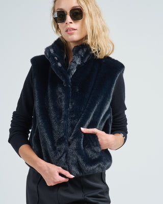 faux fur vest