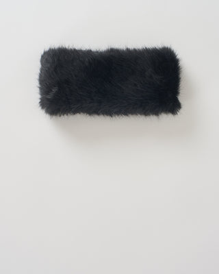 faux long fur headband