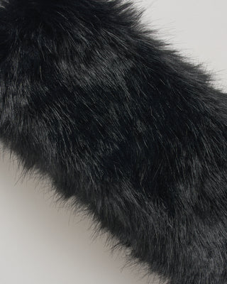 faux long fur headband