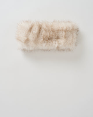 faux long fur headband