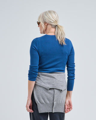 feather weight ribbed sweater crewneck pullover