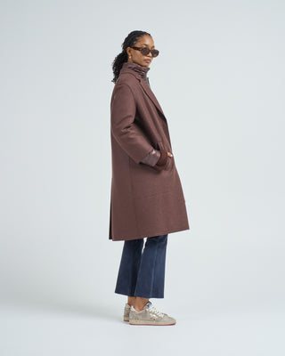 felted wool and nylon ultralight 3 in 1 coat