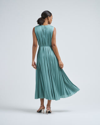 fianna pleated midi dress
