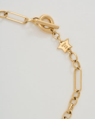 figaro bracelet with hare charm