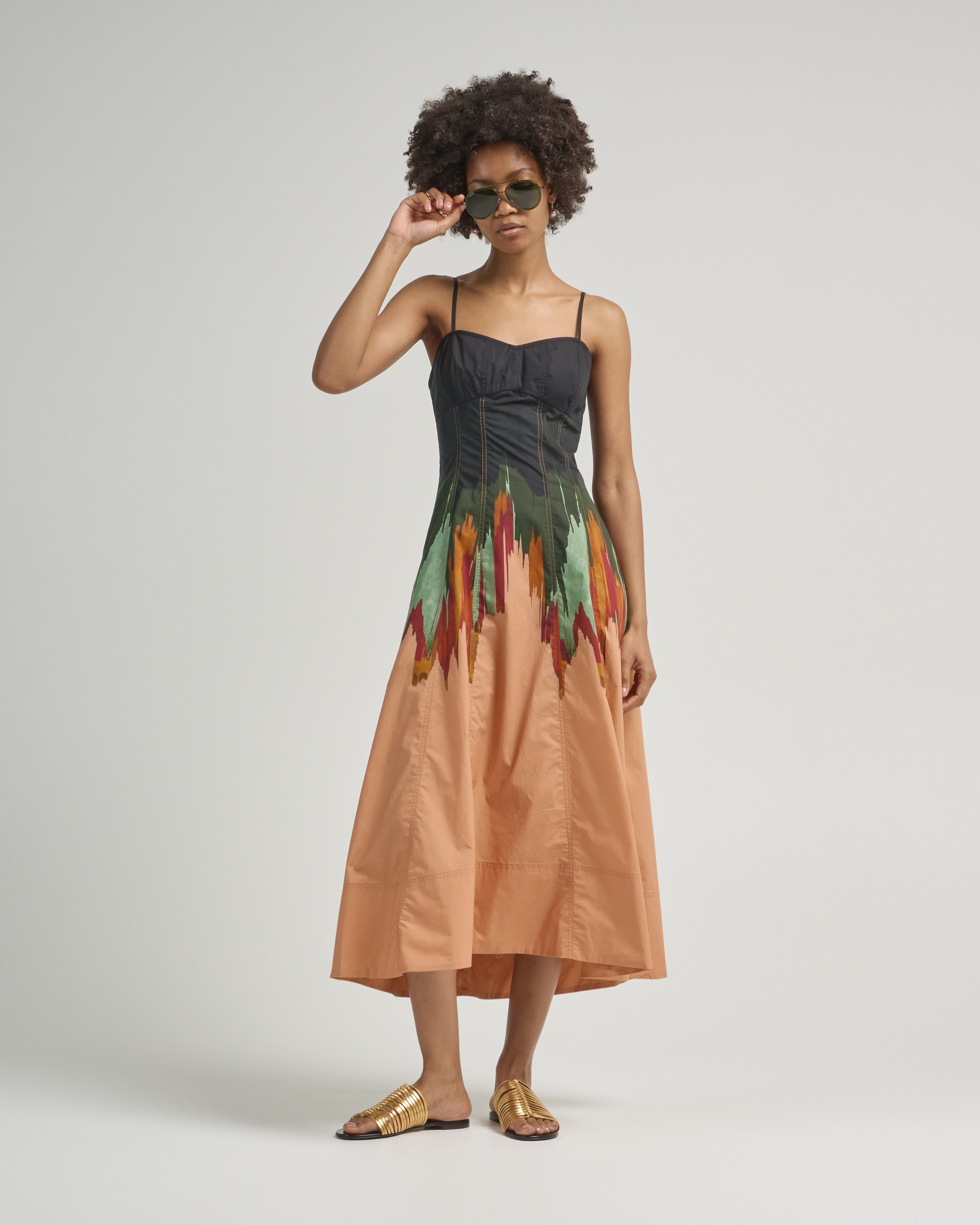 Ulla Johnson Fiora Cami Cotton Dress Agate