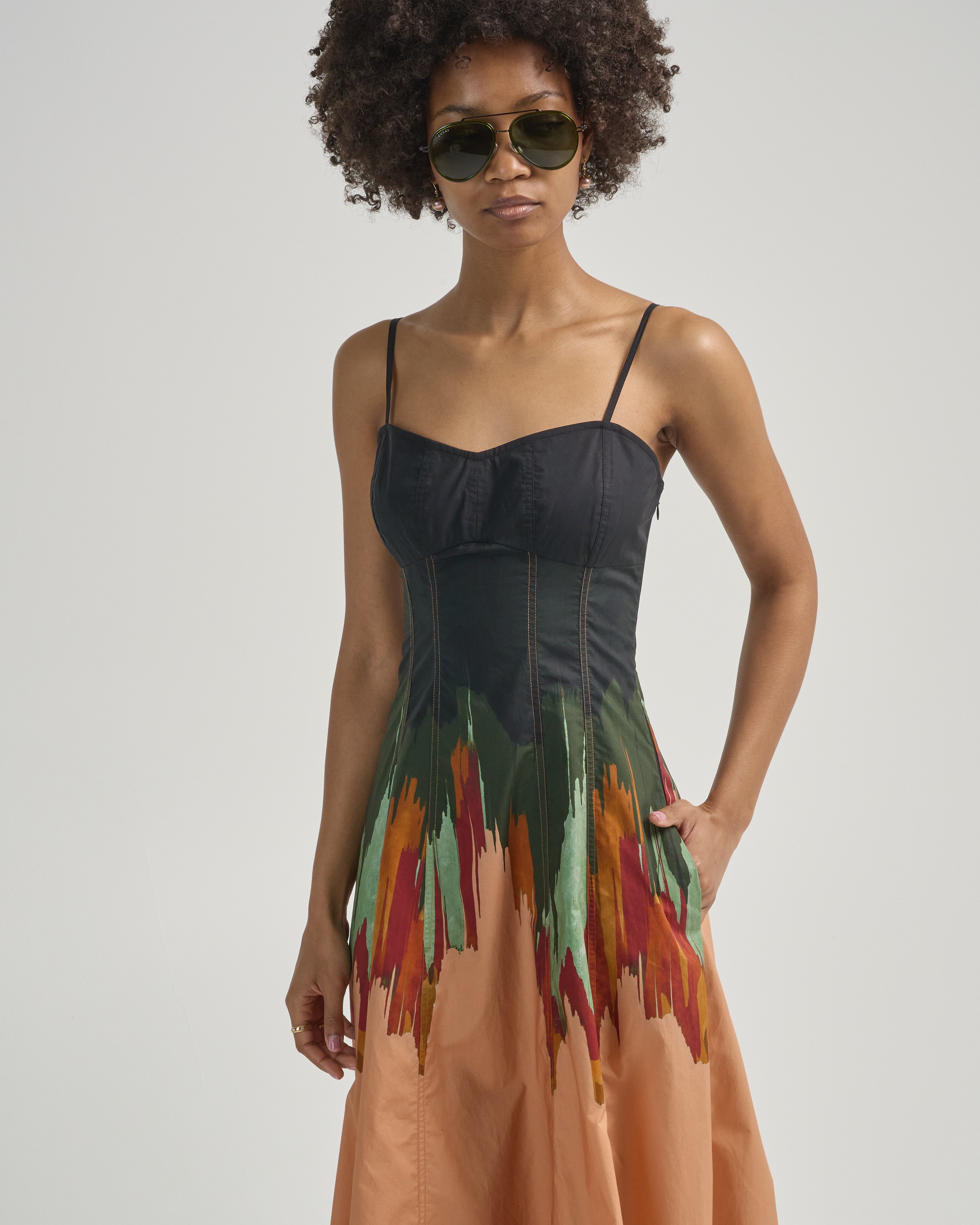 Ulla Johnson Fiora Cami Cotton Dress Agate