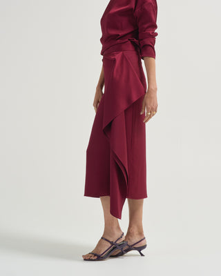 flip midi skirt