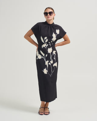 floral crepe stella dress