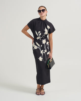 floral crepe stella dress