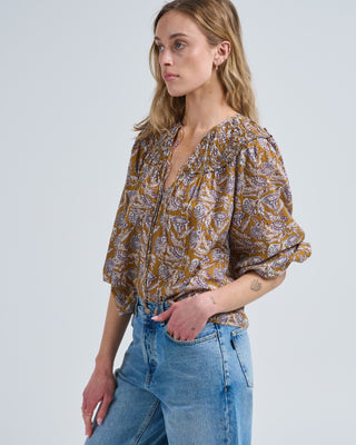 florelle ls cotton blouse