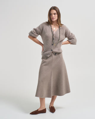 fluffy cardigan