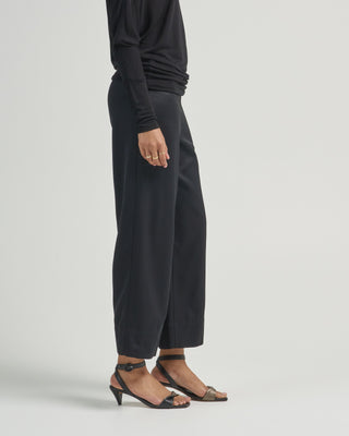 fluid satin trouser