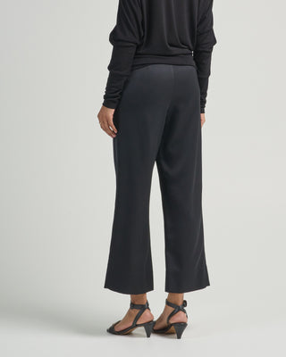 fluid satin trouser