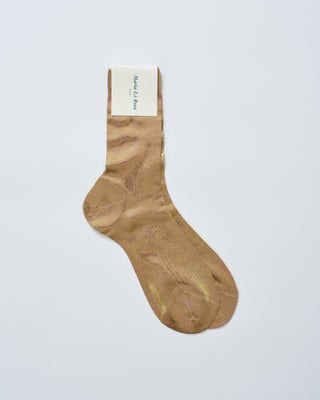 foiled ribbed socks