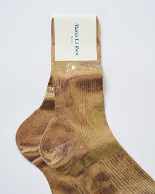 foiled ribbed socks