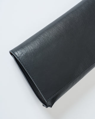 foldover clutch leather